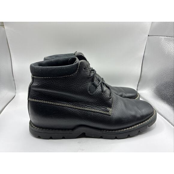 Cole Haan Country Water Proof Leather Boots Size 9B Y2k Clean Leather Boots